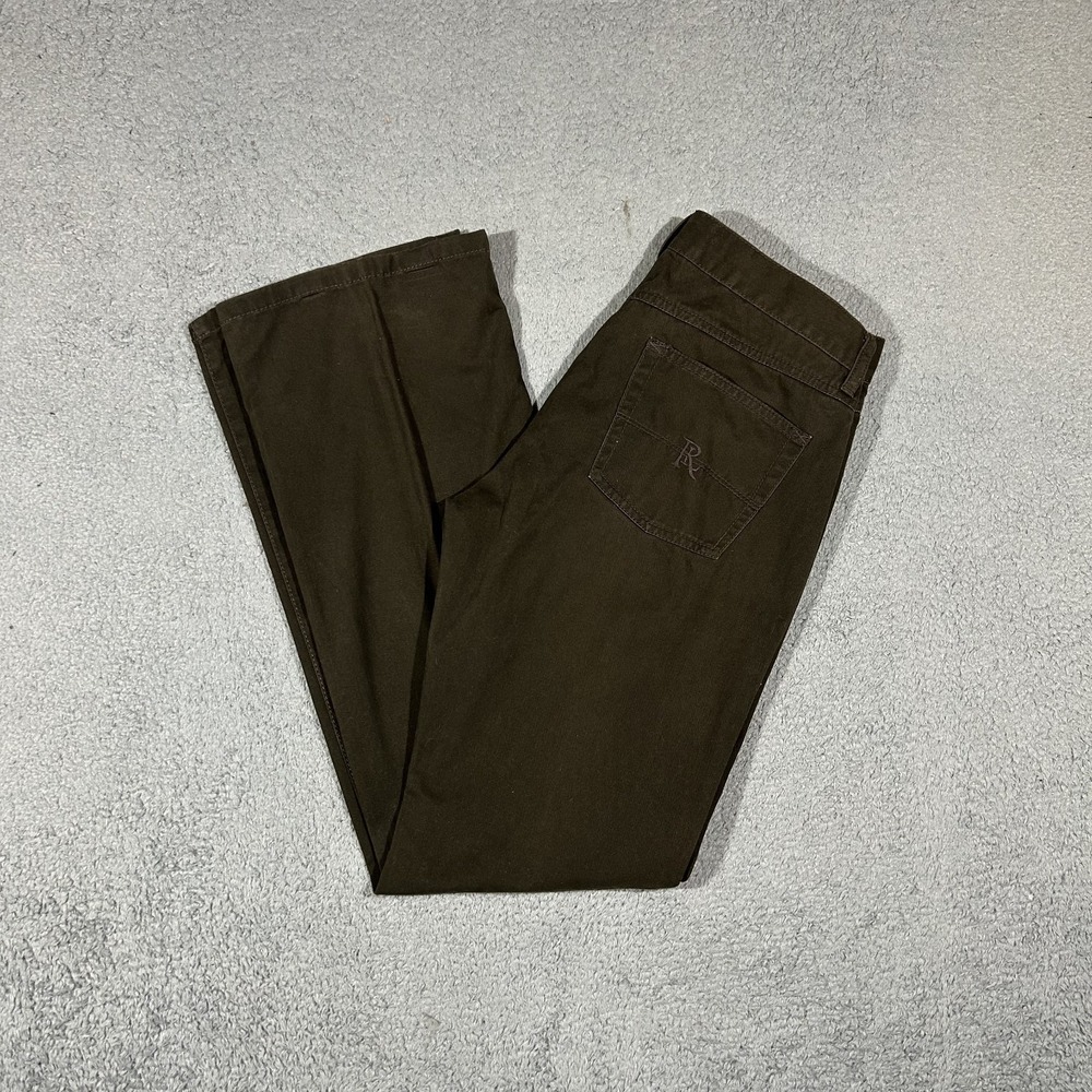 Polo Jeans Ralph Lauren Women 8x32 Brown Bootcut Flared Leg Mid Rise Y2K 4039